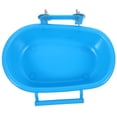 thumbnail image 2 of Plastic Parrot Bath Box Bird Cage Accessory Bathing Tub Bath for Parakeet Pet Birds, 2 of 8