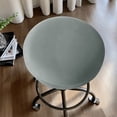 thumbnail image 1 of Czzoypi Round Bar Stool Seat CoversStretch Round Bar Stool Covers Washable Bar Stool Seat Covers (Gray), 1 of 6
