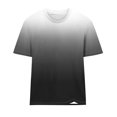 thumbnail image 5 of Timegard Summer Tops for Women Crew Neck Short Sleeve Gradient Color Comfy Blouse Casual Loose Tops, 5 of 5