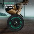 thumbnail image 3 of 2-Inch Bumper Plates Set, 10-45 Lbs Rubber Weight Plates,Strength Training Weights Plates for Weight Lifting, 3 of 6