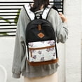 thumbnail image 2 of Mefallenssiah Leisure Backpack Three Piece Set, Large Capacity Student Backpack Backpack, Floral Backpack, Girl Backpack Suitable for School, Travel, and Going Out, 2 of 2