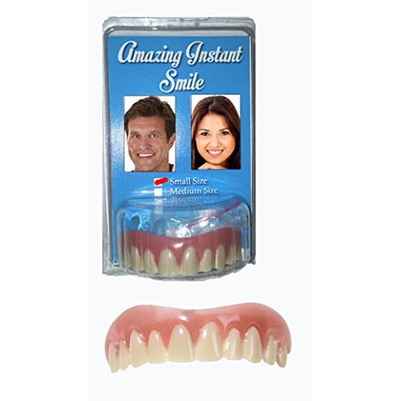 Bywabee Amazing Instant Smile Cosmetic Novelty Secure Teeth, Small
