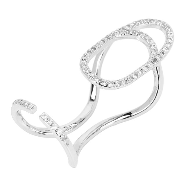 Nail Ring, Small Compact Nail Decorations Decorative Attractive Safe Healthy For Weddings For Parties For Outdoor 3048 White Gold