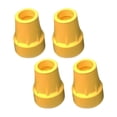 thumbnail image 1 of 4 Pieces 7/8inch Rubber Tips Replacement Easily Install Durable Yellow, 1 of 9