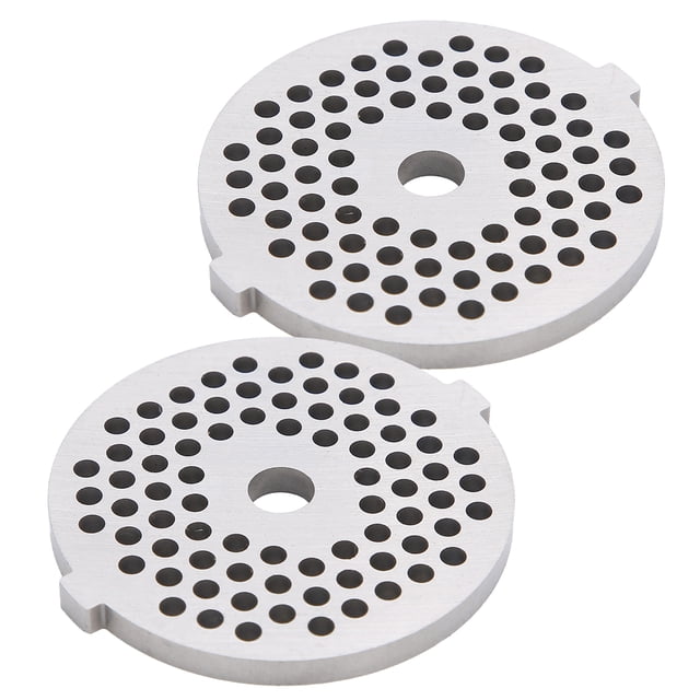 Electric Mincer Blade, Meat Grinder Plate, 2Pcs/Set Incisive And Durable For Round Hole Meat Grinders 5# Meat Grinder 3mm 56 Holes