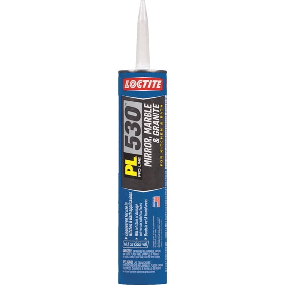 Loctite PL 530 Mirror, Marble and Granite Construction Adhesive 10-Ounce Cartridge (1693636)