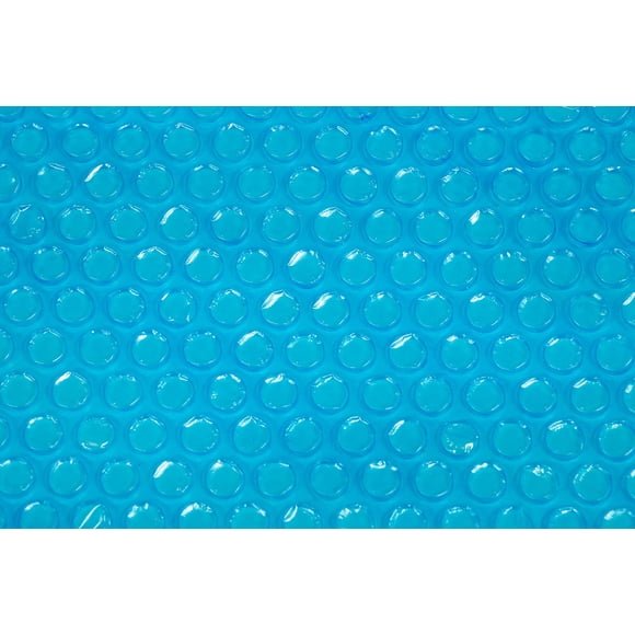 Harris C.R.S. Housses Solaires à Rétention de Chaleur pour Piscines hors Terre / Conservez la Chaleur Solaire/soleil en Abaissant Votre Taux d'Évaporation jusqu'à 75 % / (12 Pieds Rond, Série Lourde Bleu)