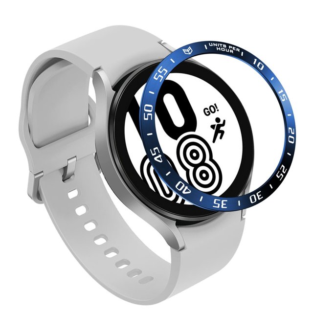 EGNMCR Metal Watch Compatible For Galaxy Watch4 44 Mm, Scratch Protection Metal Case Style A Watch Ring