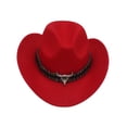 thumbnail image 2 of Decodeary Western Outback Cowboy Hat Channel Inner Cowboy Classic Hat Large Brim Provides white 1Set, 2 of 6