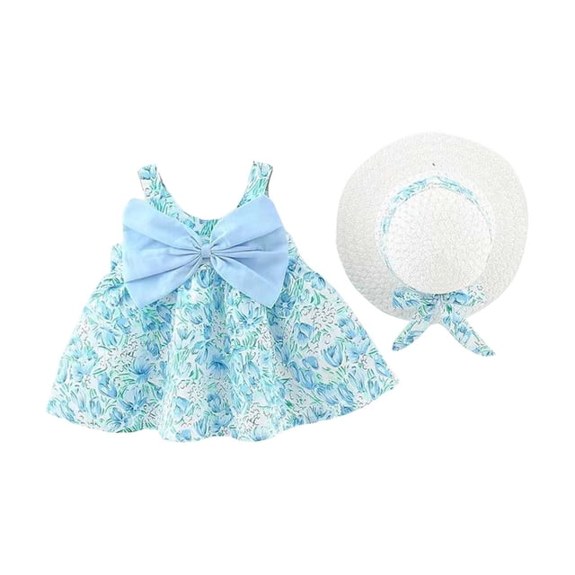 Robes pour Bébé Fille Robe Tutu Robe d'Anniversaire pour Fille Robe Chic pour Fille Vêtements d'Été pour Bébé Fille 3-12 Mois