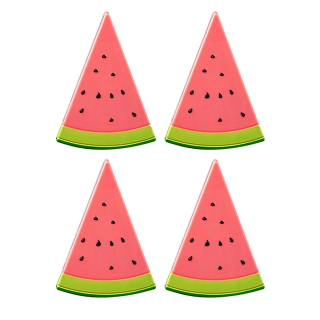 4 Pcs Pinces à Serviettes en Forme de Melon D\'eau Créatives pour Vêtements à Domicile