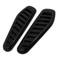 thumbnail image 1 of Unique Bargains 2 Pcs Black Plastic Car Engine Hood Air Scoop Vent Side Fender Cover, 1 of 2
