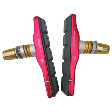 Mountain Bike Brake Pads Blocks, Blocks Shoes Cycling Brake Pads - Red