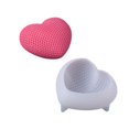 thumbnail image 1 of S/M/L Grid Heart Silicone Candle Mold Handmade 3D Love Shape Aromatic Soap J9X1, 1 of 1