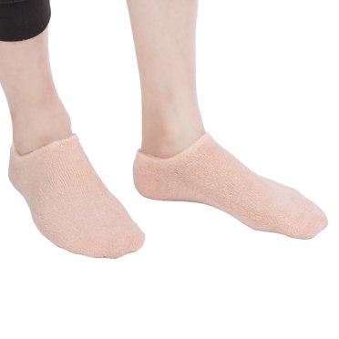 2pcs Chaussettes Hydratantes, Réparation de la Peau Rugueuse Conception d'Une Seule Pièce Couche de Gel d'Huile Essentielle Chaussette Réutilisable pour la Maison