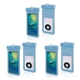 thumbnail image 1 of Wweixi Waterproof Phone Pouch 7.2 Inch Smartphone Underwater Dry Bag Sealing Portable Protector Document Protective Case Gray Blue 3Set, 1 of 6
