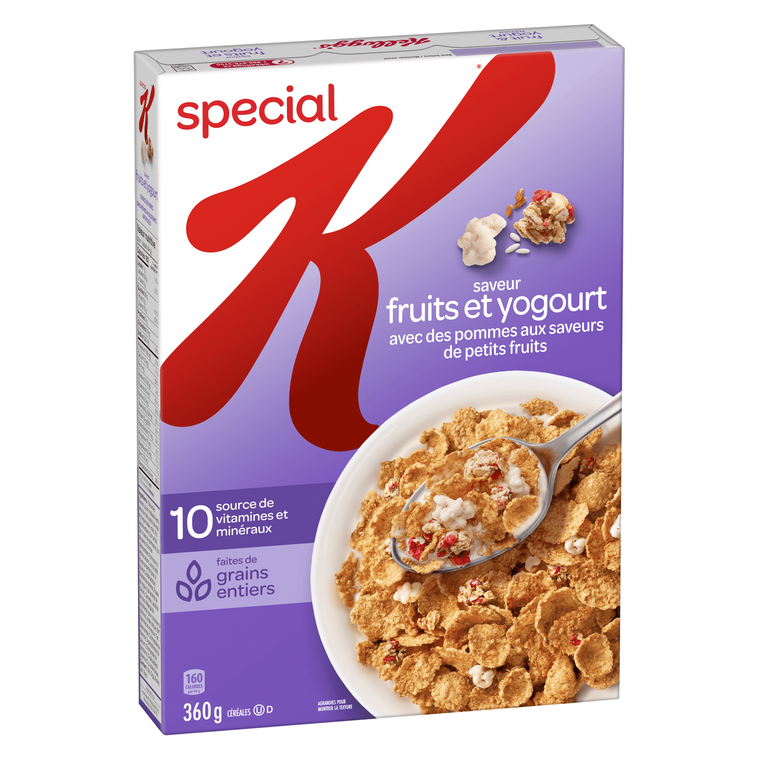 Céréales Kellogg's Special K Saveur fruits et yogourt, 360 g