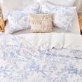 thumbnail image 3 of Hitime Queen Duvet Cover Set, Soft & Breathable Microfiber 3 Pieces Queen Bedding Sets, Pattern Queen Comfy Duvet Cover Set, with Zipper Closure (Queen), 3 of 8