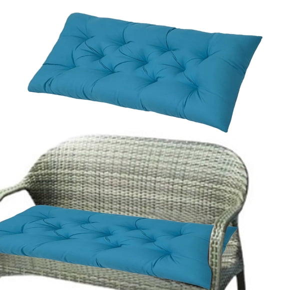 Swing Cushion Patio Furniture Cushions, Patio Chair Cushions,Indoor Outdoor Waterproof Bench Cushion, Non-Slip Tufted Replacement Seat Pad Cushion for Garden Patio Furniture Lounger Bench (40x20 in)
