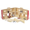 thumbnail image 2 of Melissa & Doug Fold and Go Wooden Barn With 7 Animal Play Figures, 2 of 7