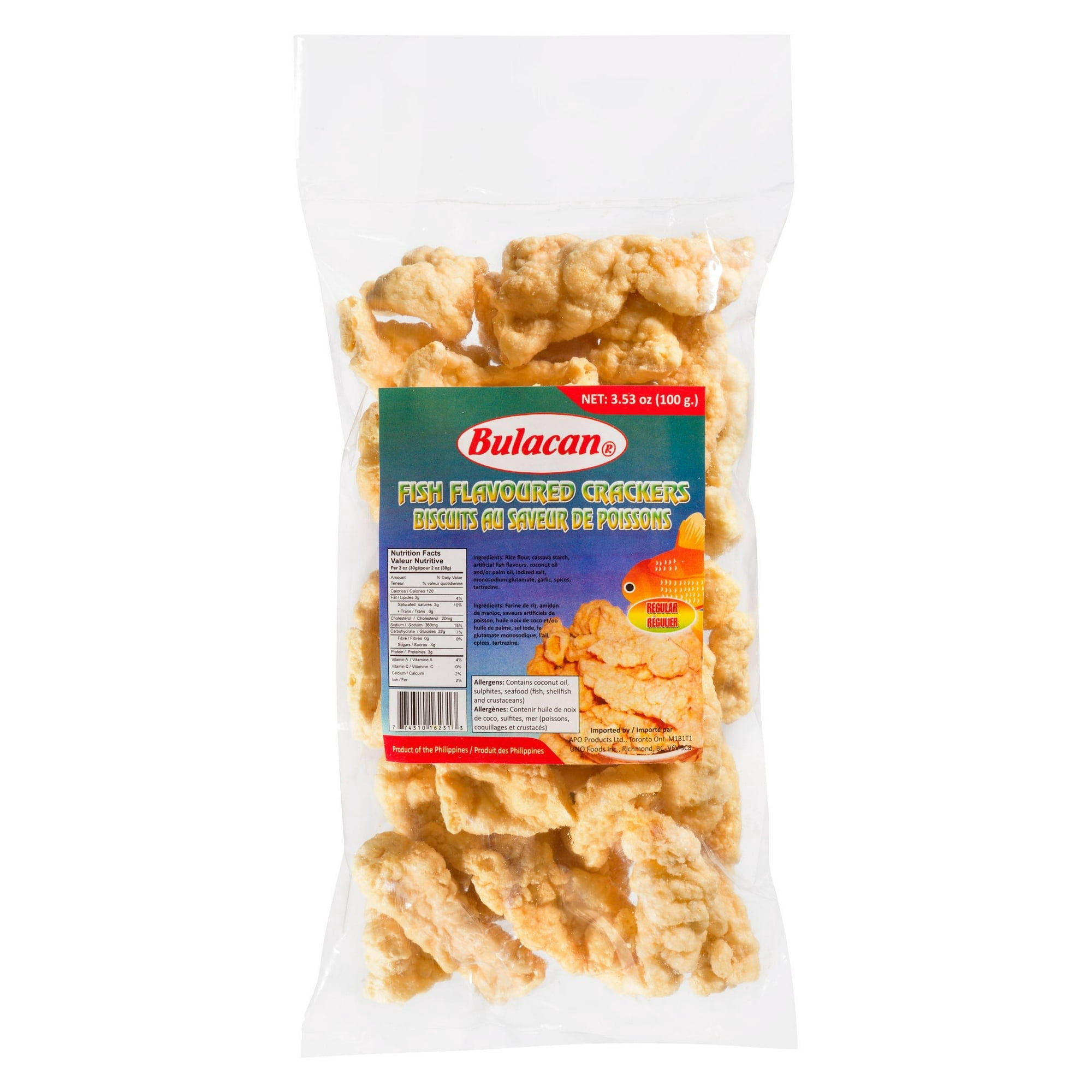 Bulacan Fish Crackers 100g per pack