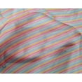 thumbnail image 3 of oneOone Silk Tabby Fabric Multicolor Stripe Print Fabric By Yard 42 Inch Wide, 3 of 3