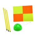 thumbnail image 2 of S SERENABLE Soccer Corner Flag Portable Replacement with Base Football Field Corner Flag 1.5m pole green base, 2 of 9