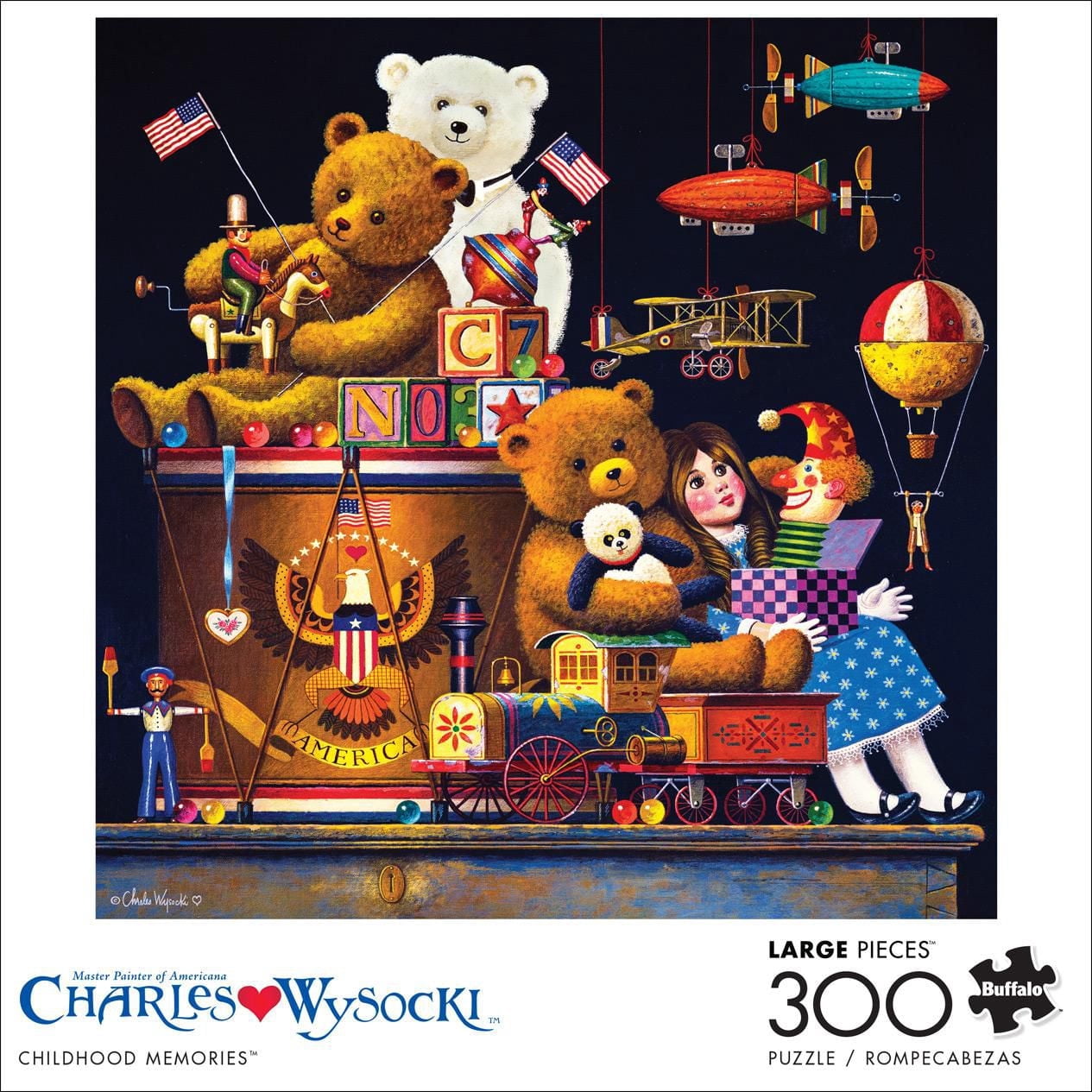 Buffalo Games - Le puzzle Charles Wysocki - Childhood Memories - en 300 pièces