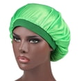 thumbnail image 1 of WIFKLSIIPG Wide Elastic Band Satin Sleep Bonnet Soft Night Sleeping Cap for Women, 1 of 1