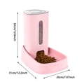 thumbnail image 2 of Automatic Cat Dog Feeder and Water Dispenser Plastic Material Large Capacity Indoor Pet Feeding System, 2 of 2