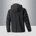 thumbnail image 4 of Birdeem Vestes pour Hommes Veste à Capuche Slim Mode avec Cordon de Serrage, 4 of 12