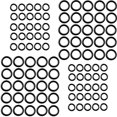thumbnail image 1 of 50 Pcs Pressure Washer O Ring Kit, 1/4" 3/8" M22 Quick Connect Coupler O-Rings for High Pressure Hose Seal Replacement, 1 of 5