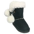 thumbnail image 1 of Toddlers' Dawgs Microfiber Side Tie Boots Black Size 8-9, 1 of 1
