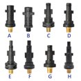 thumbnail image 1 of Ruiboury 1pc Pressure Washer Adapter Foam Nozzle Adapter Car Washing Accessories Type H 5Set, 1 of 6
