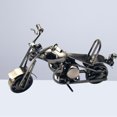 thumbnail image 4 of Shisuyan Motorcycle Model Iron Bronze Tone Metal Small Motorbike Model for Home Decor (Grey), 4 of 8