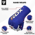 thumbnail image 1 of RDX Boxing Hand wraps MMA Inner Gloves Punch Bag Half finger Bandages, S, 1 of 5