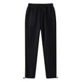 thumbnail image 1 of RKSTN Mens Pants Loose Soft Sports Leisure Pocket Solid Color Elastic Waist Drawstring Straight Leg Retractable Hem Design Long Pants Outdoor Hiking Workout Pants, 1 of 4