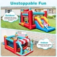 thumbnail image 4 of Costway Inflatable Bounce House 5-in-1 Ice Cream Jumping Castle without Blower, 4 of 10
