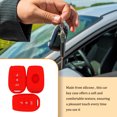 thumbnail image 3 of relayinert 3piece Soft And Safe Silicone Car Key Case Stylish For Fashionable Look Fashionable Appearance red, 3 of 6