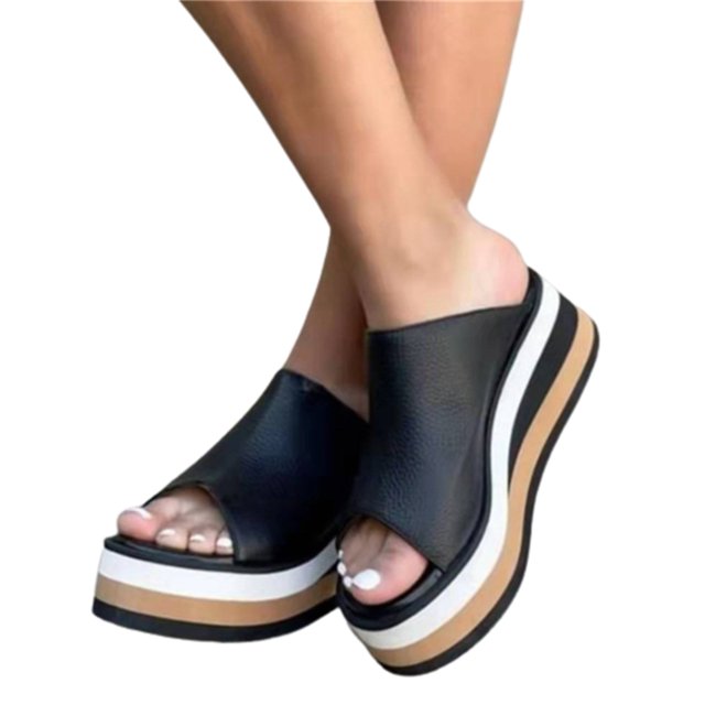 Lightweight Slippers Comfort Casual Slippers Open Toe Platform Flip Flop Beach