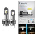 thumbnail image 3 of jinwen 2ps Mini LED Ampoule Phares Conversion Kit Voiture 50W 10000LM 6000k CSP Chips, 3 of 9