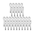 thumbnail image 1 of 30 Pieces Kids Silverware Set Stainless Steel Toddler Utensils Flatware Set Toddler Silverware Spoo_Surprise-Silver, 1 of 5