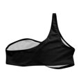 thumbnail image 5 of Weiqiqre Womens Swimsuits One Shoulder Bikini Twisted Ruched High Cut Bandeau Bikini Set Two Piece Swimsuit, 5 of 5