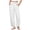 AA-White, variant on QATAINLAV Linen Pants for Women High Waisted Wide Leg Beach Pants Casual Pull On Drawstring Elastic Waist Lounge Trousers with Pockets Navy M