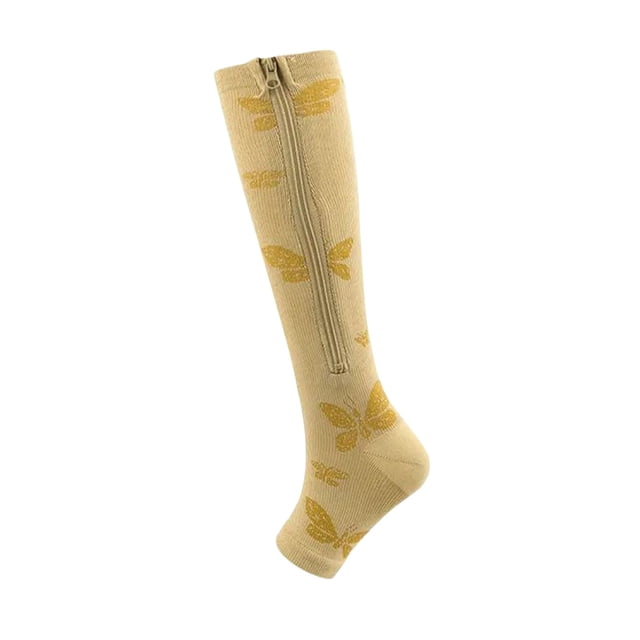 Graduated Compression Socks 15-25 mmHg | Athletic Recovery Support Stockings | Long Medical Compression Hosiery | Travel Flight Sports Circulation Support | Moisture Wicking Performance Comfort Fit