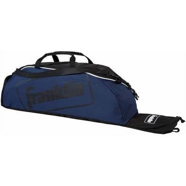Franklin Sports Sac de Batte de Baseball + Softball pour Jeunes - T-Shirt Balle Garçons + Filles, Sac de Softball + Baseball pour Enfants - Batte Junior + Sac d'Équipement - Bleu Marine