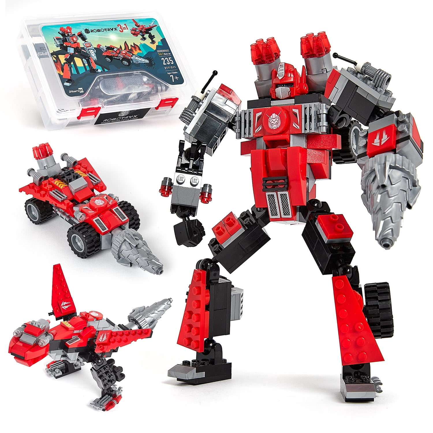 JitteryGit Robotryx Grindburst | Stem Toys Robot Toys Boys Toys ages 5 6 7 8 9 10 to 11 Building Toys Kids Gifts | Juguetes Para NiÃ±os