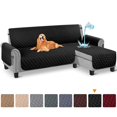 thumbnail image 1 of CHUANK Housse Imperméable pour Canapé, Housses pour Sofa en L, Housse pour Chaise Longue, Housse Réversible de Protection de Meuble pour Animaux, Enfants, Chien, Chat, Kaki P, 1 of 7