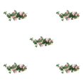 thumbnail image 2 of stanreset 1/2/3/5 Artificial Flower Plant Fake Vine Roses Simulation Rose Self-Assembly Party Balcony Garden Restaurant Living Room Garland Pink 5PCS, 2 of 6