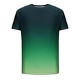 thumbnail image 4 of cllios T-Shirts Graphiques pour Hommes Grande Taille Décontractés Teinture sur Nœuds Dégradé Imprimé Manches Courtes Chemises Coupe Régulière Col Rond Décontracté Chandails d'Entraînement Gym T-Shirt Muscle Hauts, 4 of 5